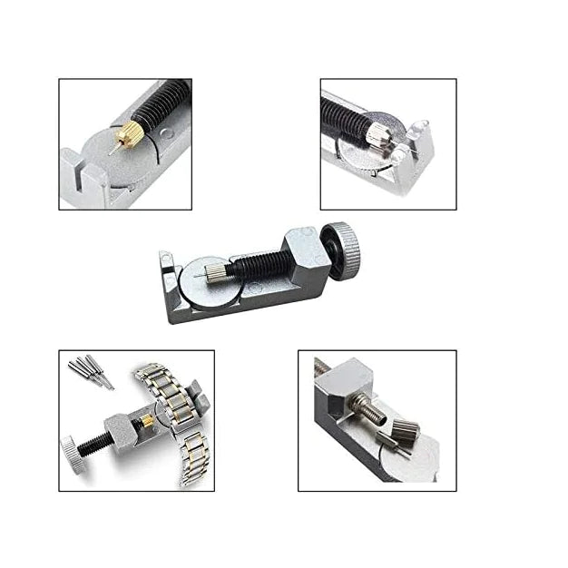 Watch Band Link Pin Remover Tool Kit with Extra Pins