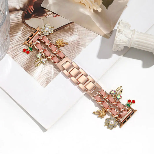 Strawberry Flower Watch Strap
