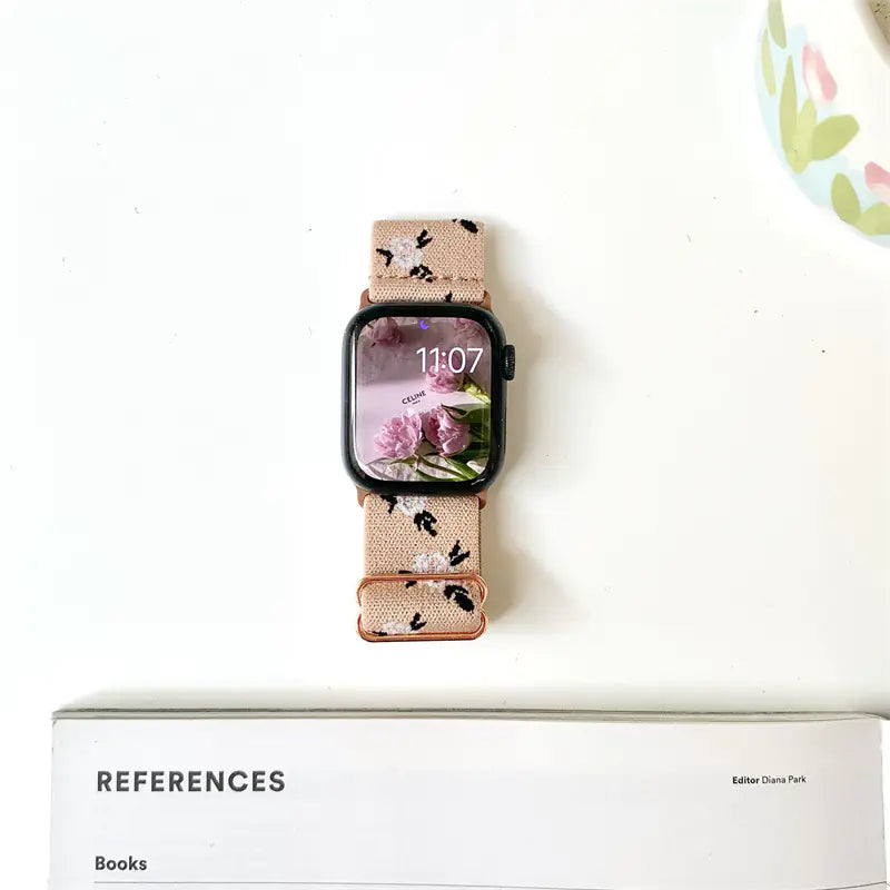 Floral Woven Band for Apple Watch Series 8