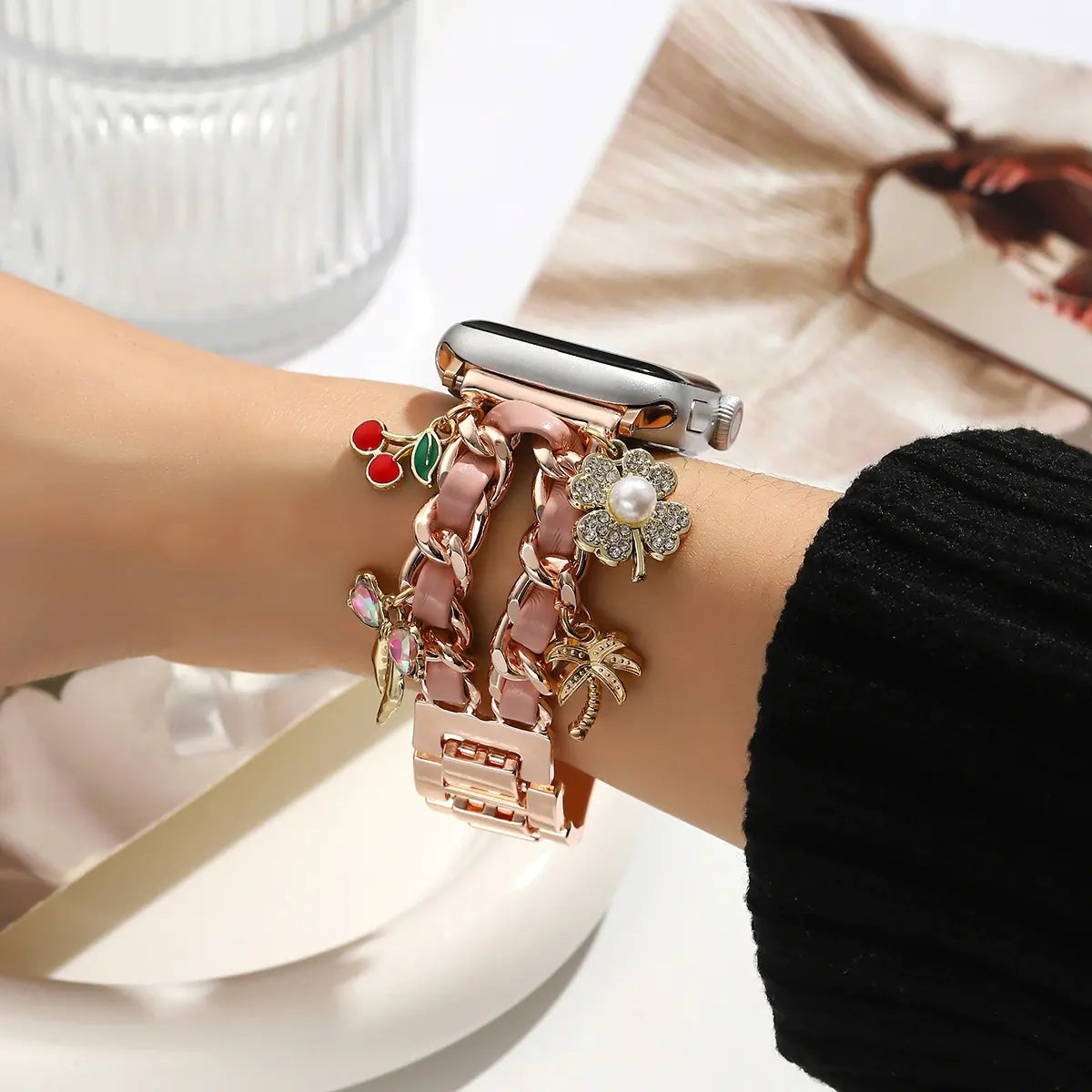 Strawberry Flower Watch Strap