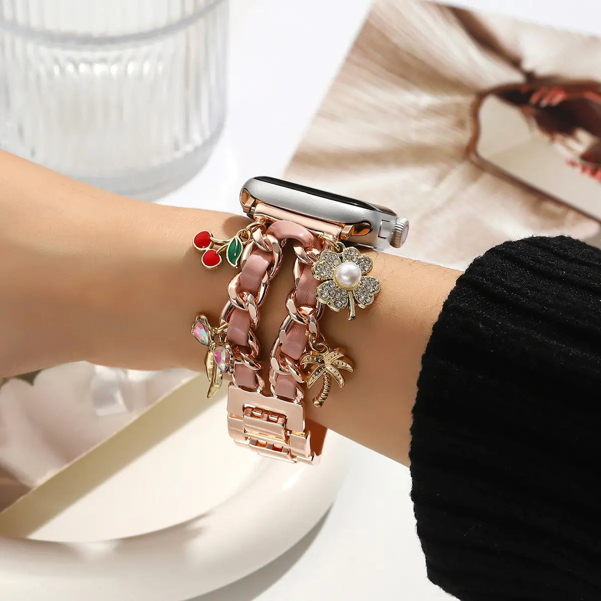 Strawberry Flower Watch Strap